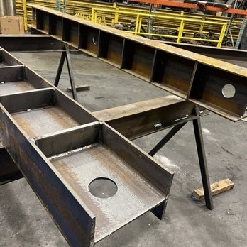 Structural steel fabrication project by Minnis Builders Co.