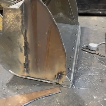 Large structural steel fabrication project by Minnis Builders Co.